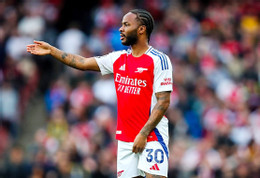 raheem sterling arsenal reacts during premier.jpg