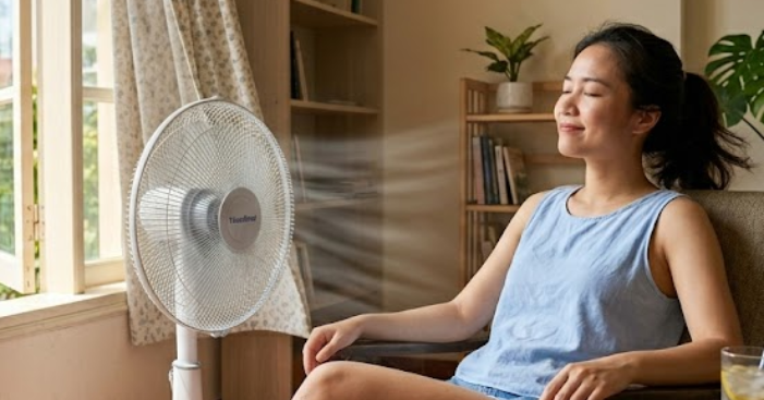 3 không khi dùng quạt điện