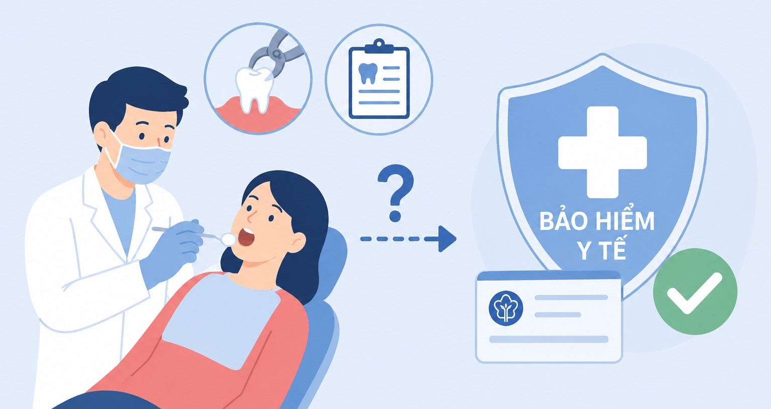 Đi nhổ răng, khám răng có được bảo hiểm y tế chi trả không?