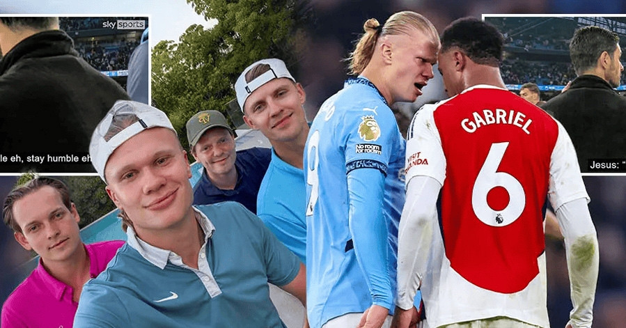 Haaland chế giễu Gabriel khi Arsenal thua chung kết C1