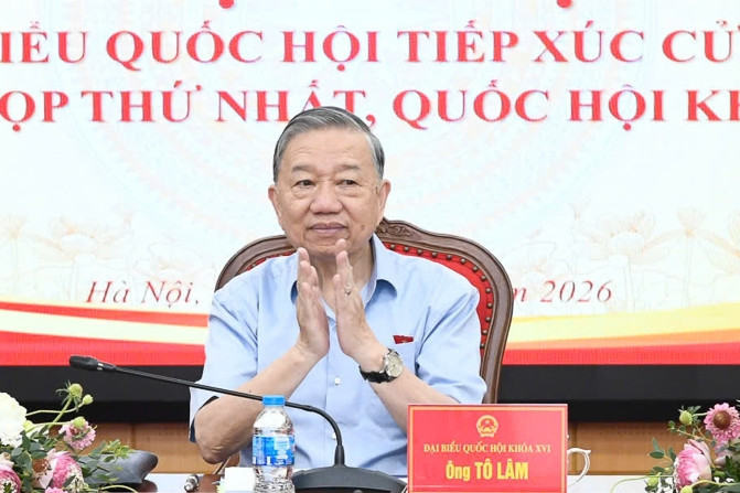 Tổng Bí thư, Chủ tịch nước tiếp xúc cử tri 10 phường của Hà Nội