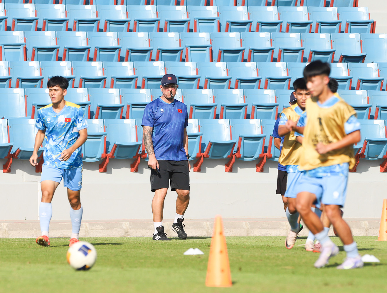 U17 Việt Nam luyện 'tuyệt chiêu', tự tin đánh bại Yemen u17 viet nam 8.jpg
