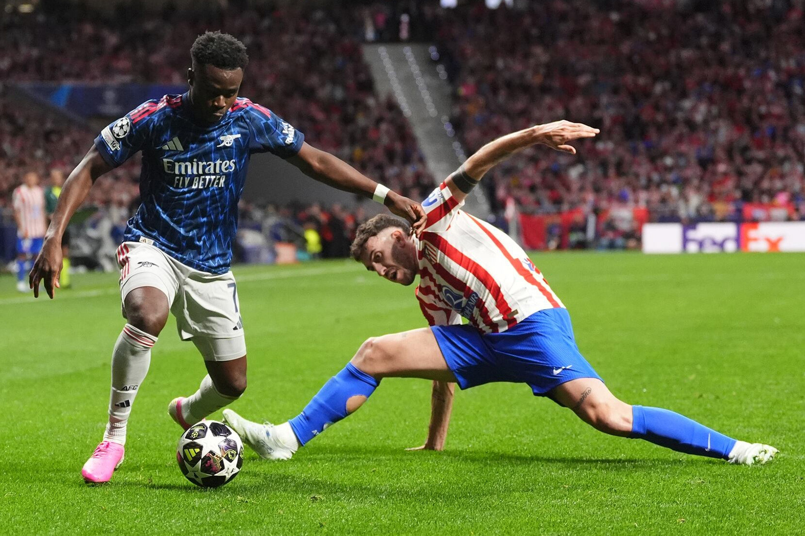 Arsenal đấu Atletico: Arteta kỳ vọng cơn bão Bukayo Saka