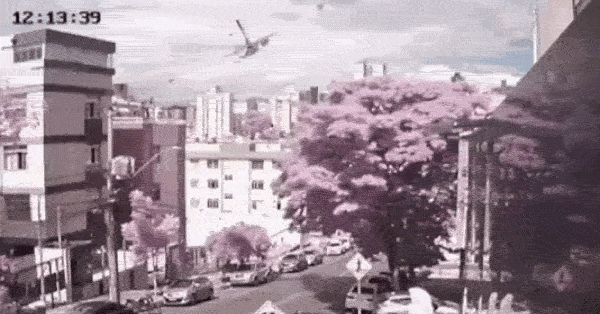 Hai người sống sót thần kỳ khi máy bay lao thẳng vào chung cư ở Brazil