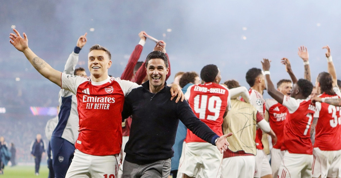 Arsenal ăn mừng phấn khích chưa từng có khi vào chung kết C1