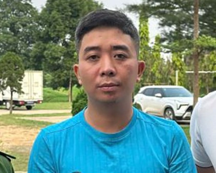 Cơ quan Công an bắt giữ đối tượng Lê Văn Huy.jpg