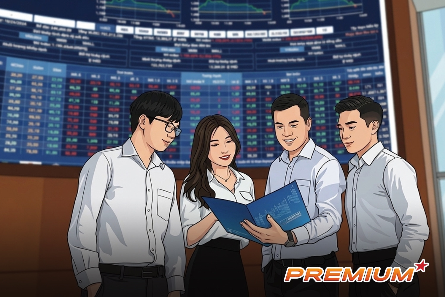 Giá trị vốn hóa thị trường trên HOSE cuối tháng 4 tương đương gần 68% GDP