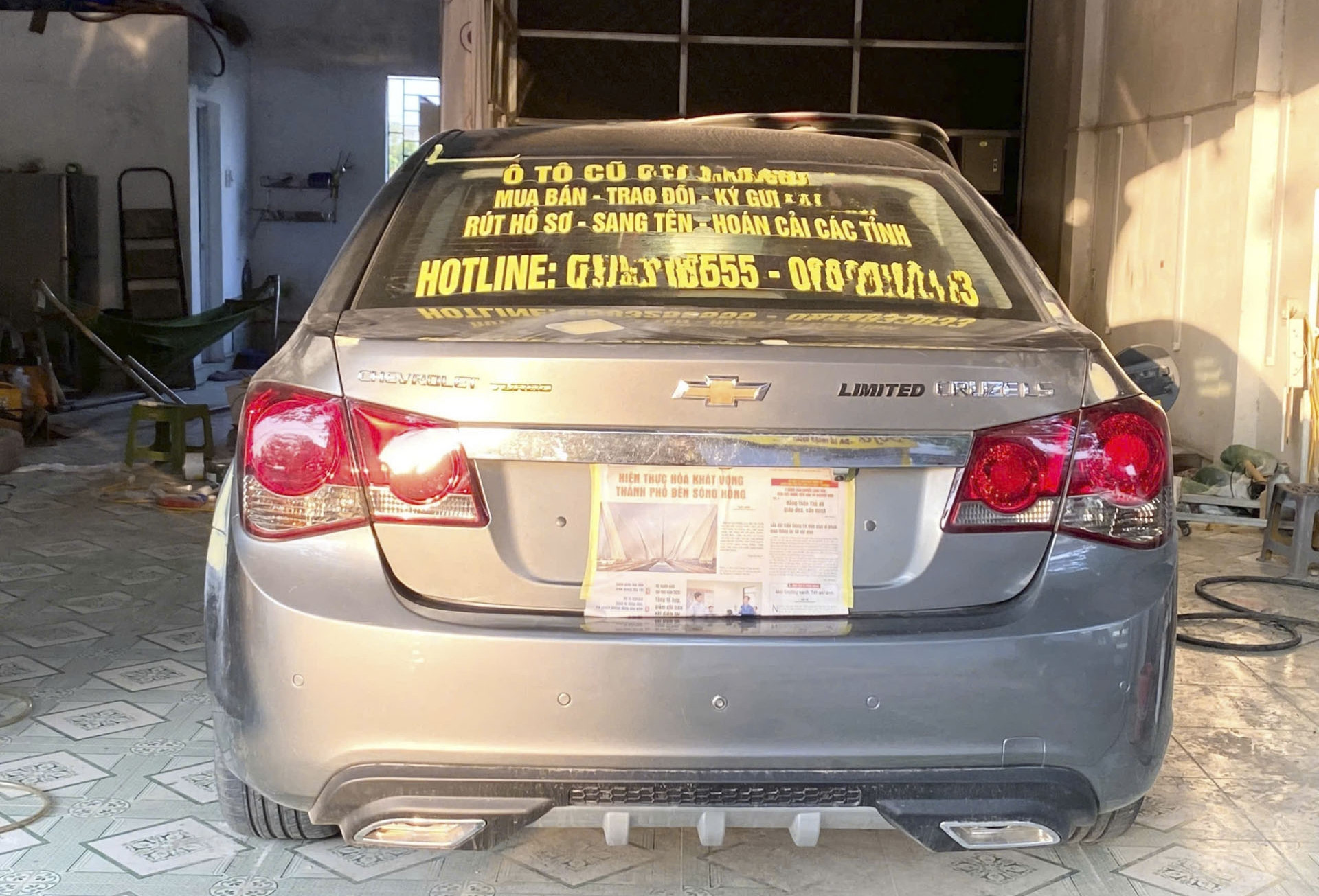 Bất thường vụ bán xe Chevrolet 2011 bốc biển số báo giá 150 triệu, thu 10 triệu