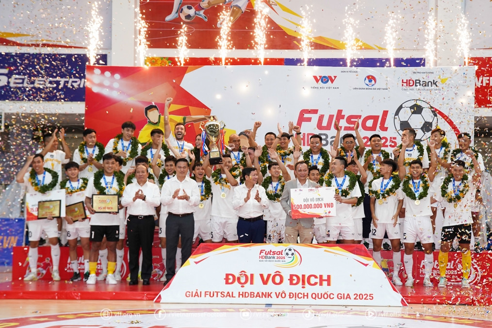 Giải futsal VĐQG 2026 cho dùng 1 ngoại binh, 1 cầu thủ gốc Việt