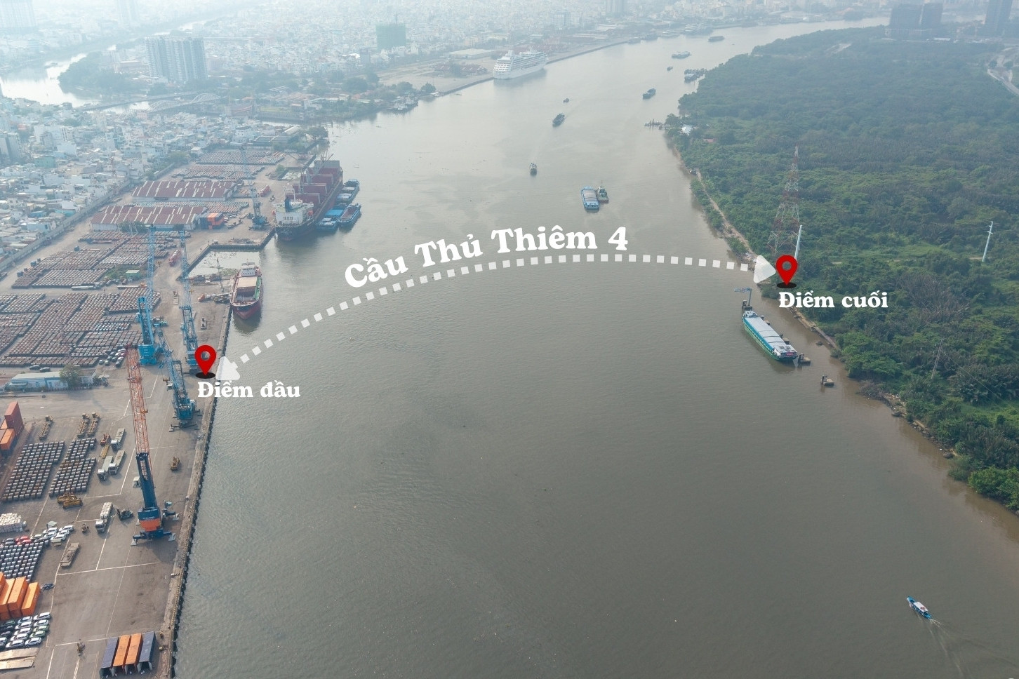 Khởi công cầu Thủ Thiêm 4 cùng loạt dự án kỷ niệm 50 năm Thành phố mang tên Bác