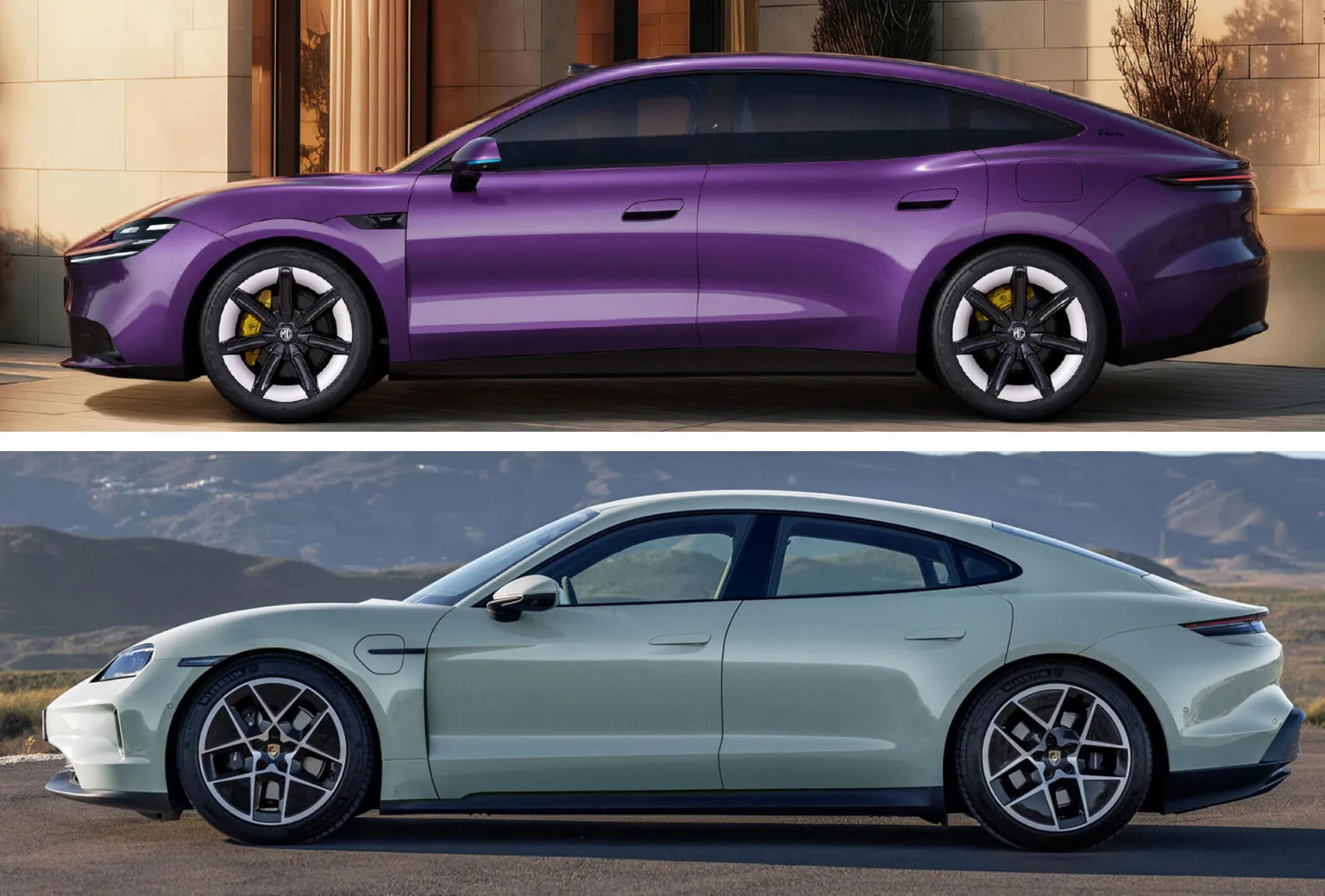 Carscoops 07 vs Taycan 1536x1039.webp