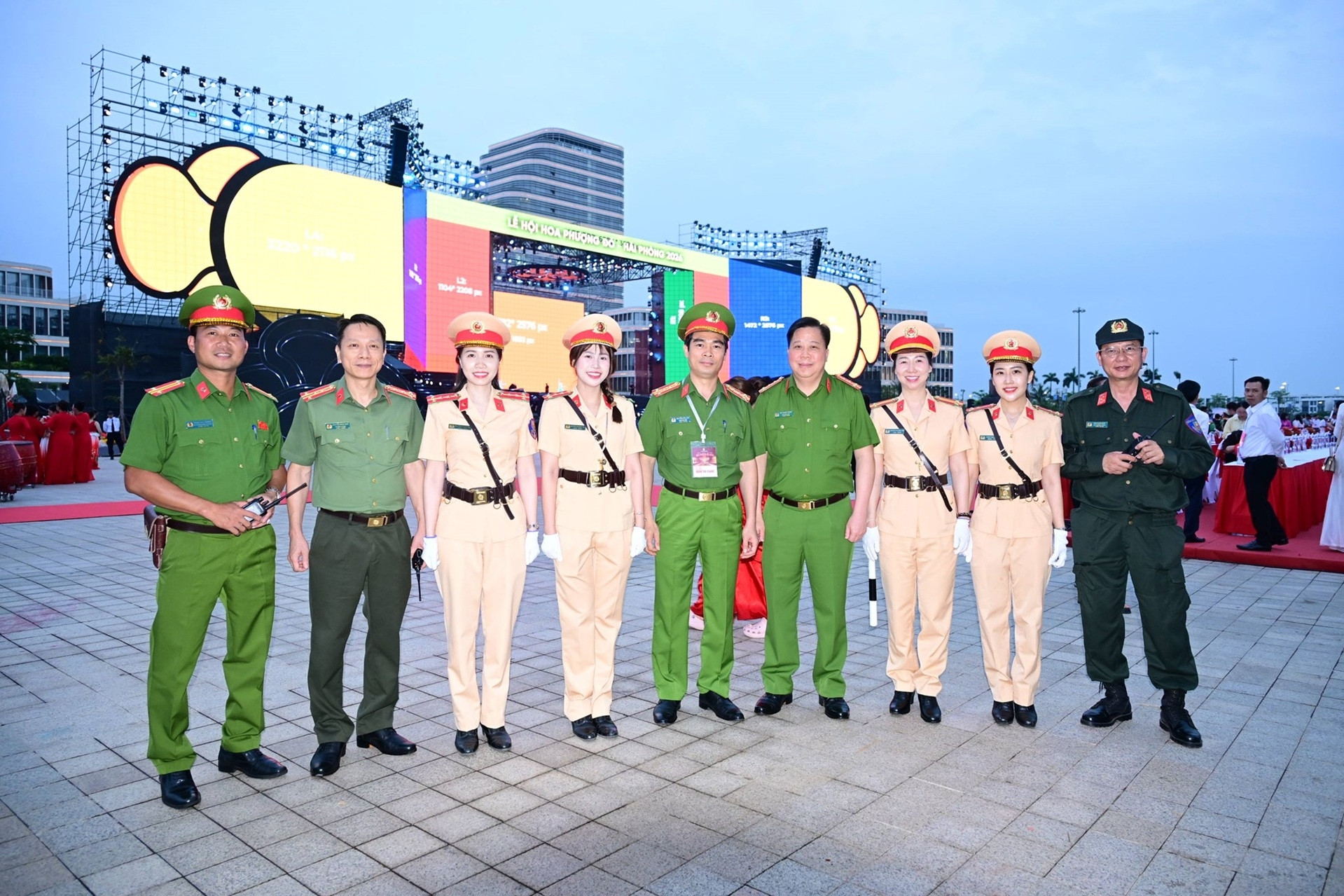  Công an TP Hải Phòng chủ động bảo đảm an ninh, an toàn Lễ hội Hoa Phượng Đỏ 