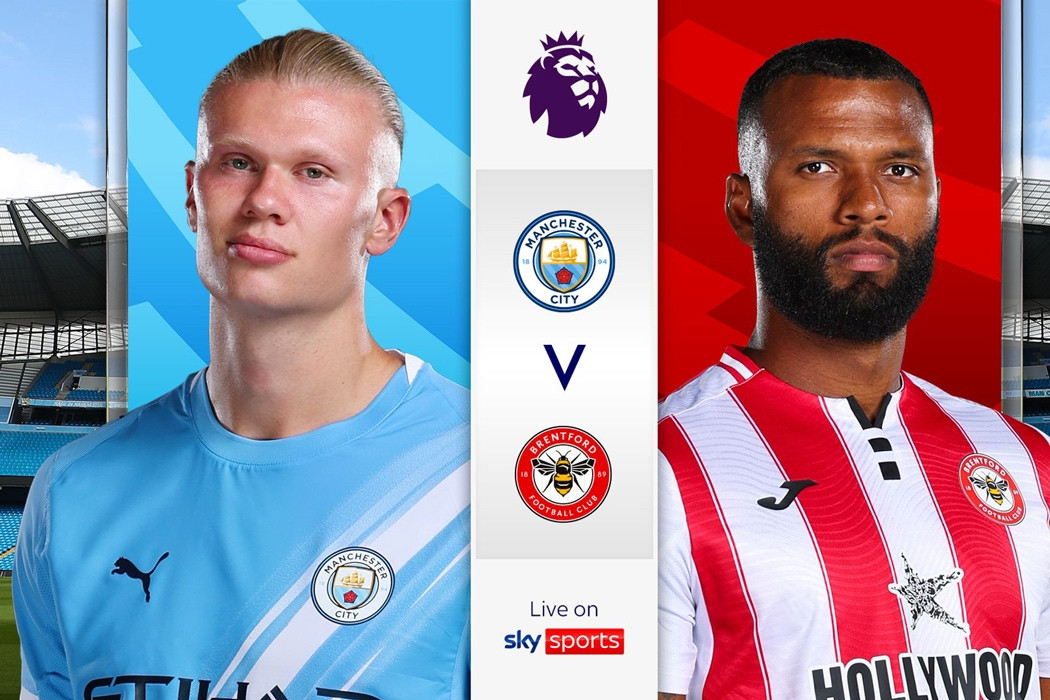  Trực tiếp bóng đá Man City vs Brentford: Vòng 36 Ngoại hạng Anh 