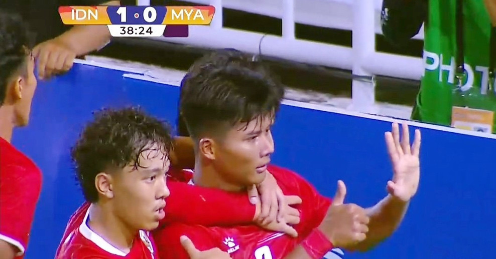 Trực tiếp U19 Indonesia 1-0 U19 Myanmar: Đội khách vùng lên (H2)