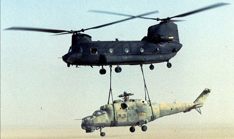Máy bay Mi-24 Hind. Ảnh: US Army.