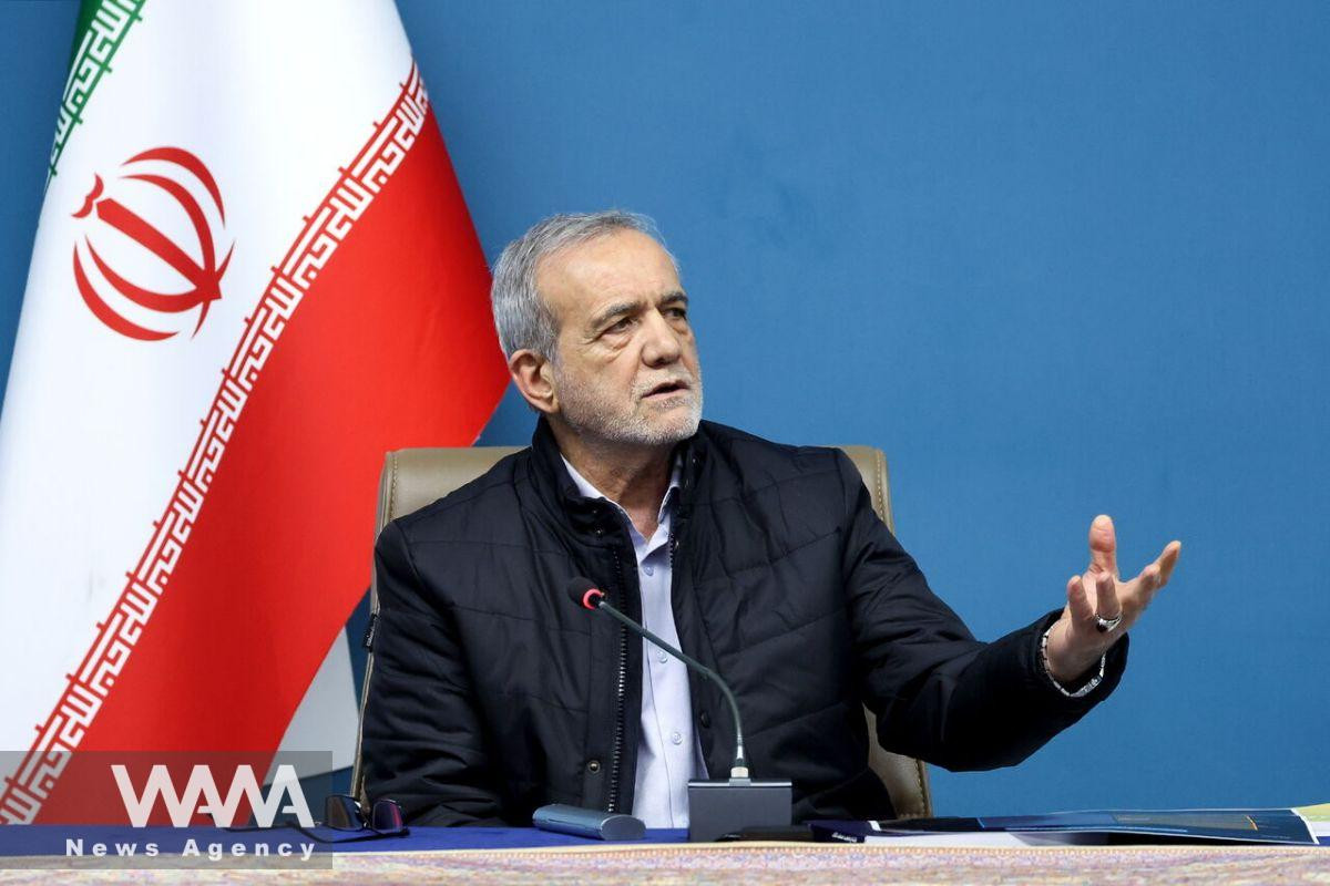 WANA Masoud Pezeshkian Irans president.jpg