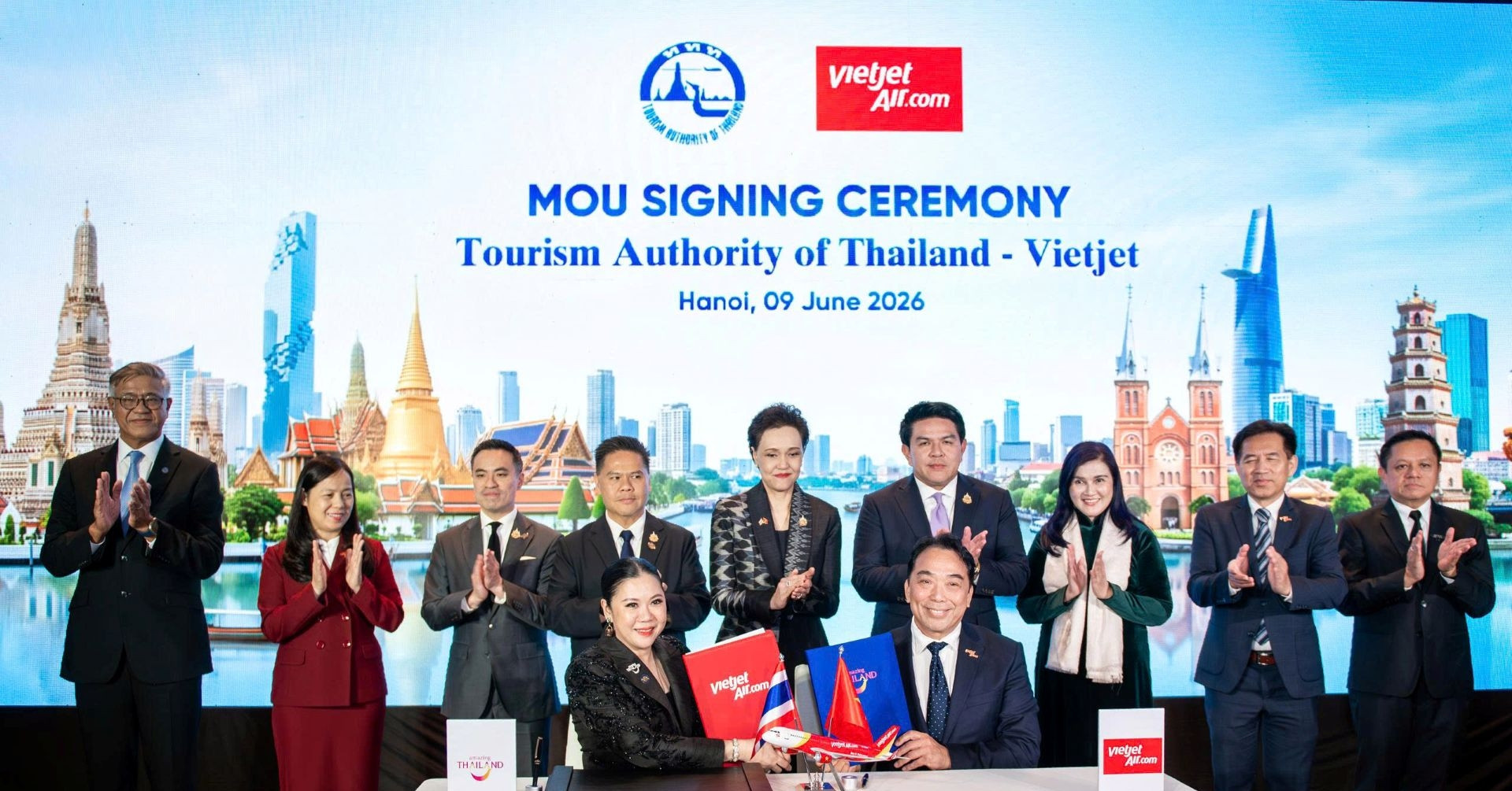 Vietjet và Tổng cục Du lịch Thái Lan hợp tác quảng bá hàng không, du lịch