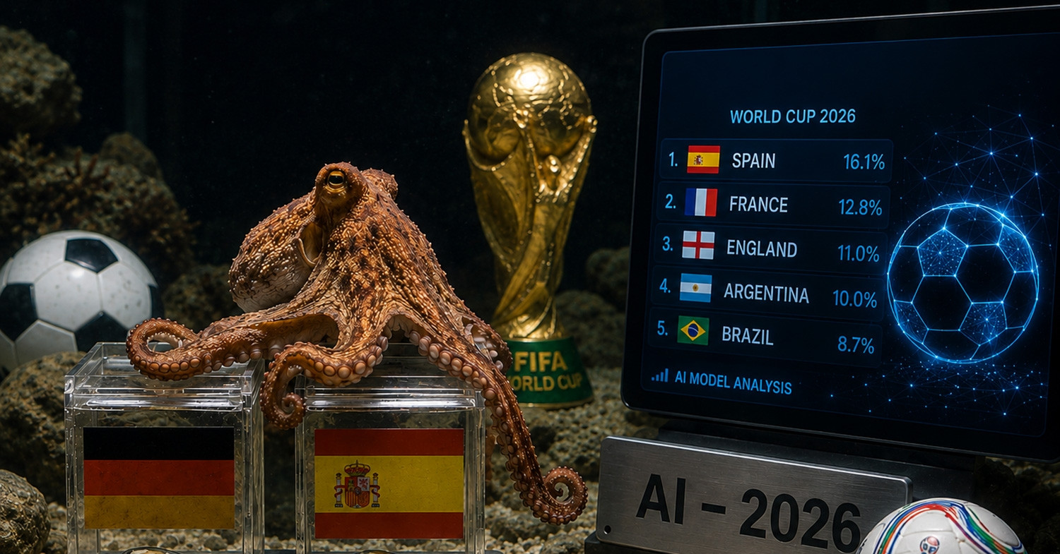 Dự đoán World Cup 2026: Từ Bạch tuộc Paul đến tiên tri AI