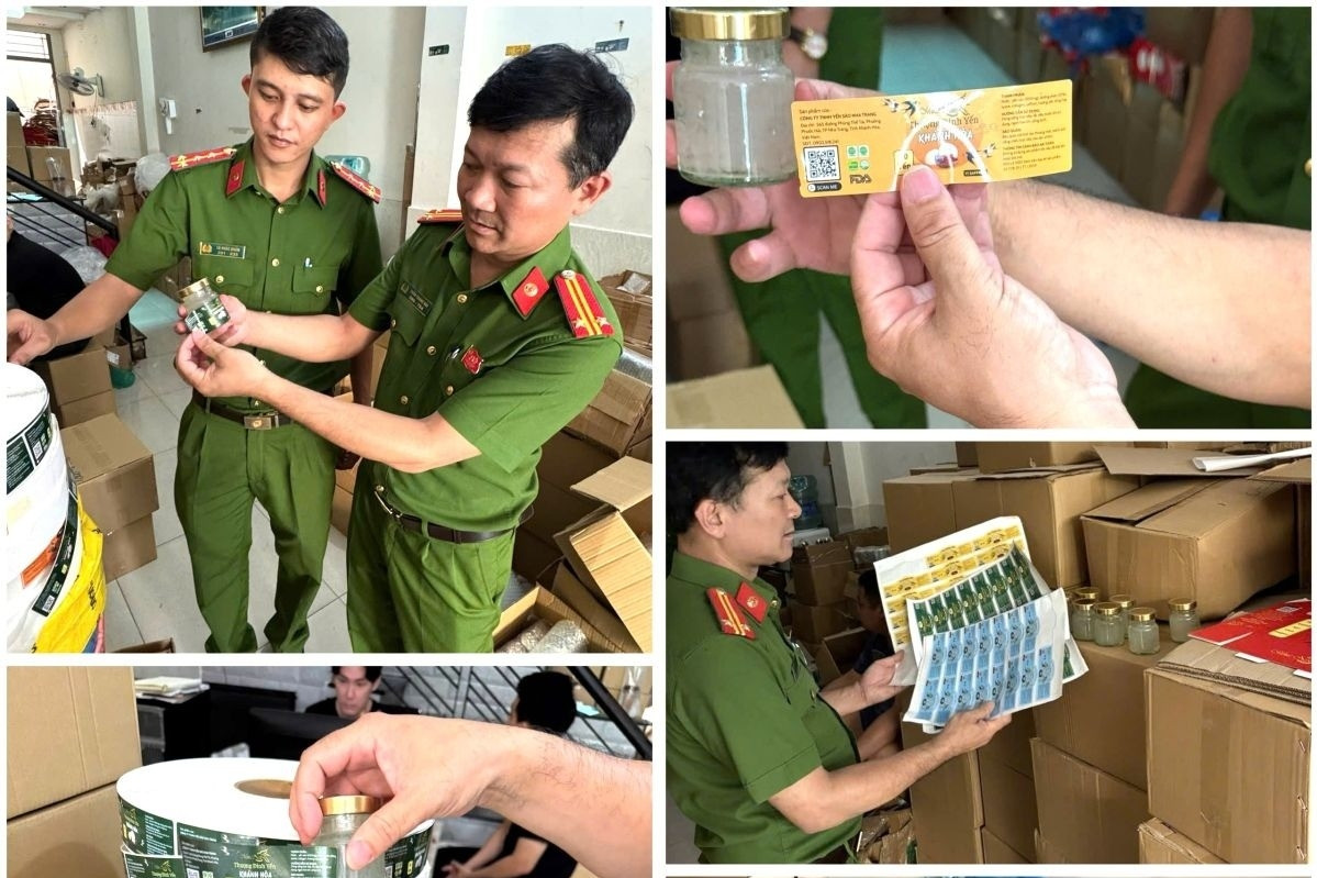 Thu giữ 70.000 hũ trong đường dây yến giả 'khủng': Công an công bố hình ảnh sản phẩm