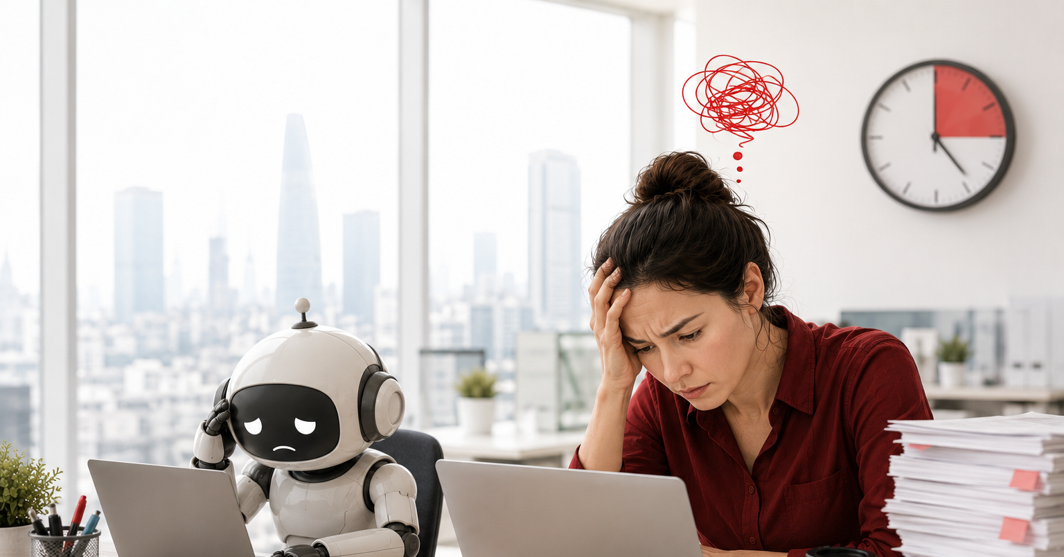 Dân công sở tốn 6 giờ mỗi tuần làm "bảo mẫu" cho bot AI