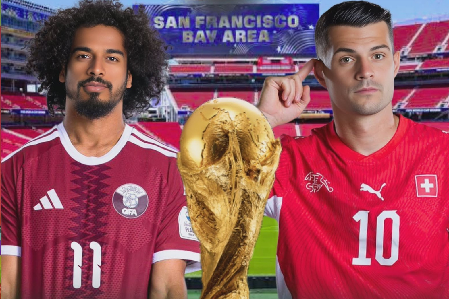Trực tiếp bóng đá Qatar vs Thuỵ Sĩ: Khó cho đại diện châu Á