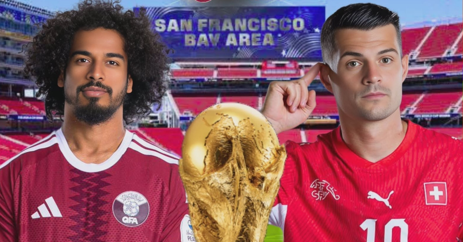 Trực tiếp bóng đá Qatar 0-0 Thuỵ Sĩ: Thế trận một chiều