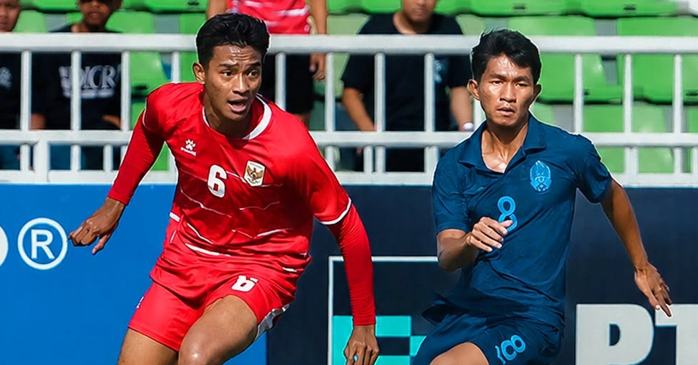 U19 Indonesia thắng tối thiểu Campuchia ở trận tranh hạng 3 Đông Nam Á