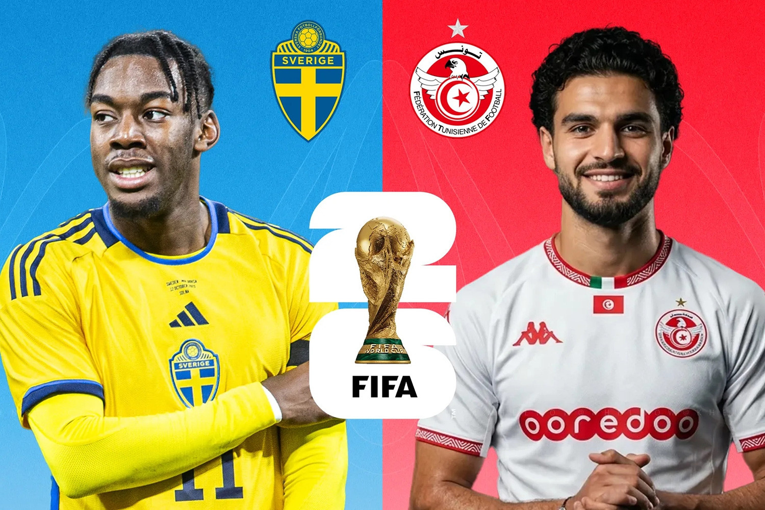 Link xem trực tiếp bóng đá Thụy Điển vs Tunisia, 9h ngày 15/6