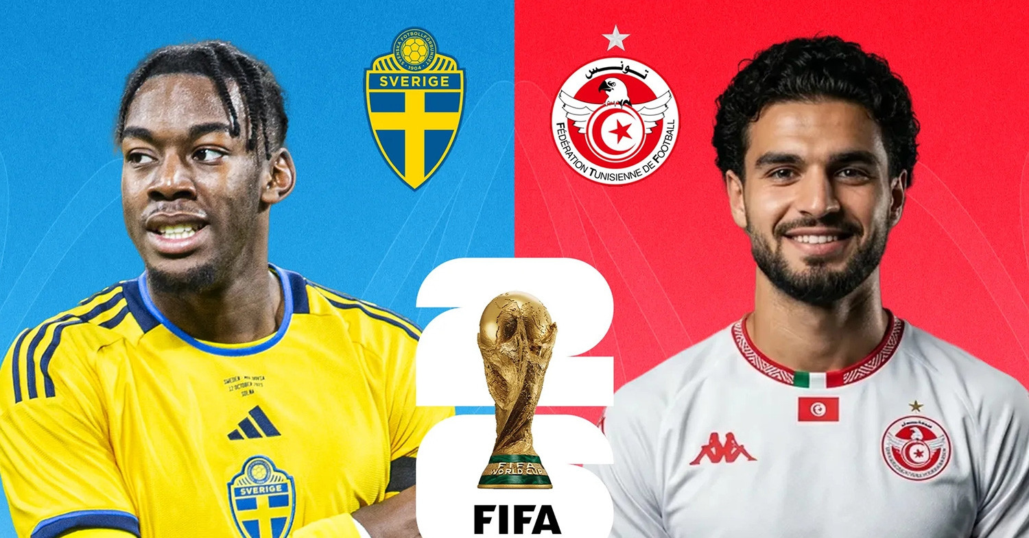 Link xem trực tiếp bóng đá Thụy Điển vs Tunisia, 9h ngày 15/6