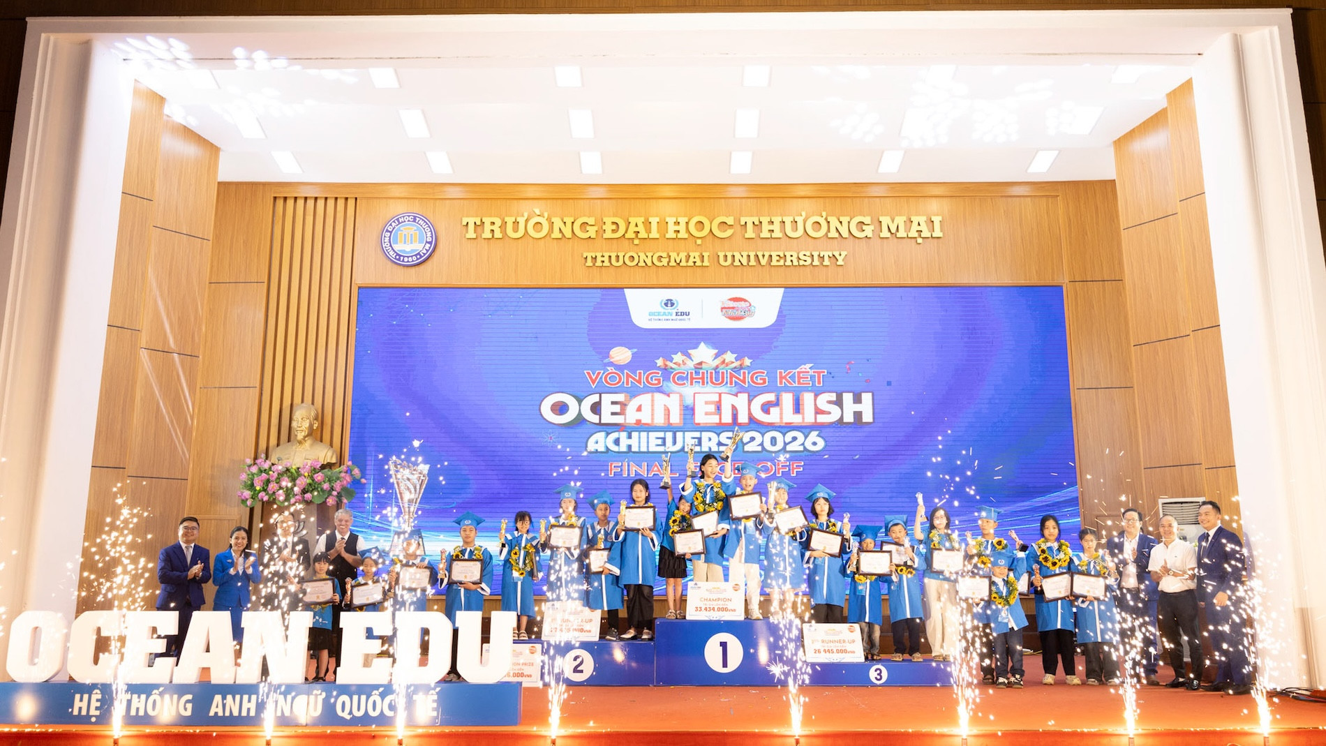 Gần 100.000 học sinh tham gia cuộc thi Ocean English Achievers 2026