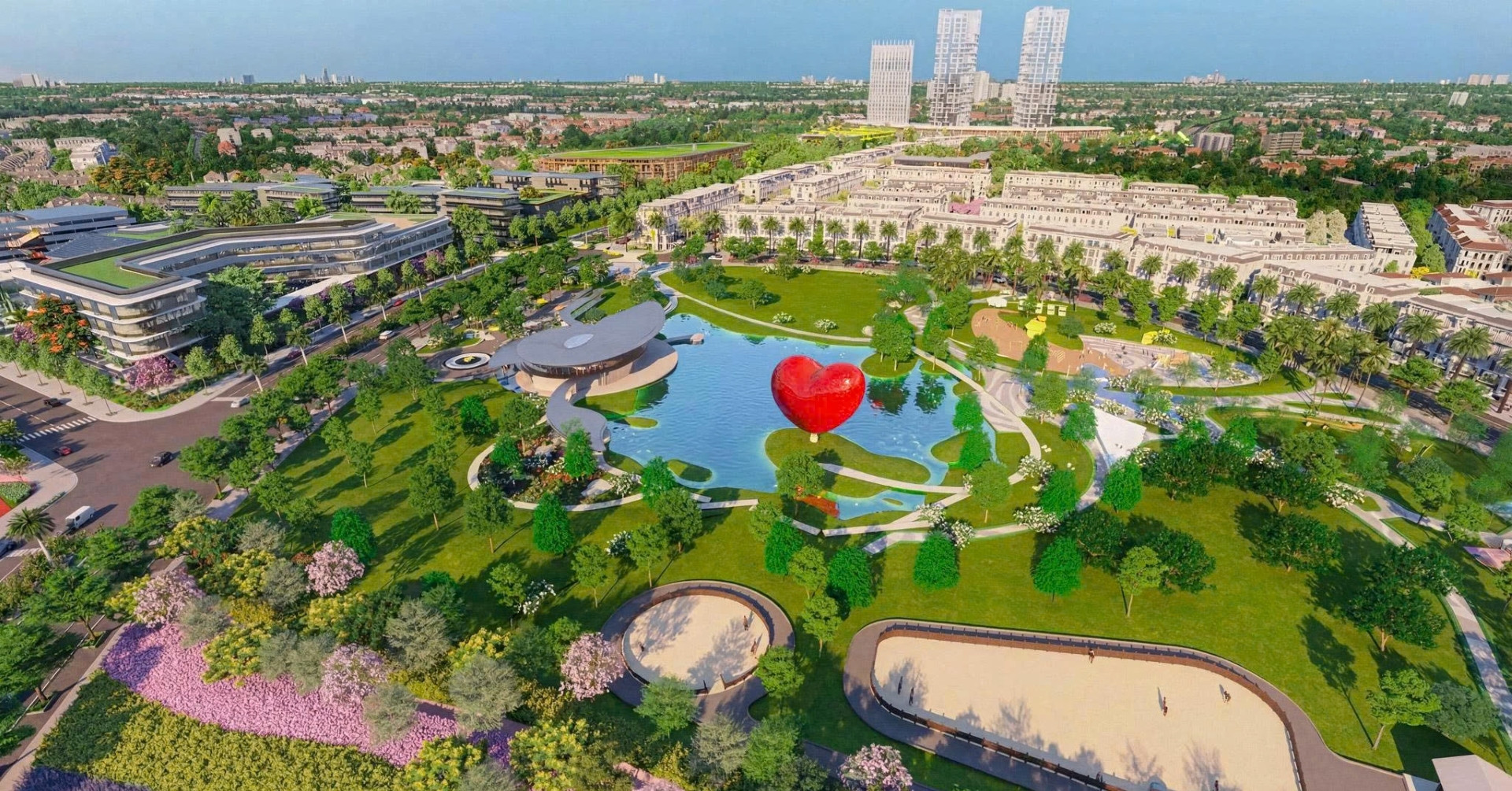 Hồng Hạc City khai trương nhà mẫu đầu tiên