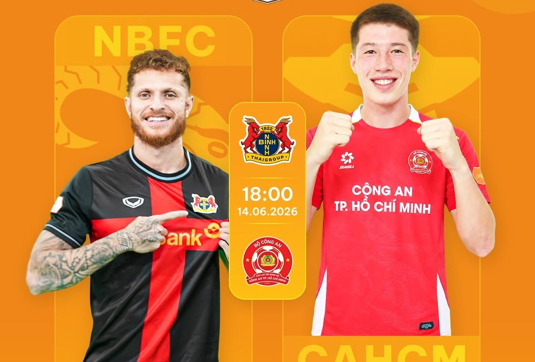 Trực tiếp bóng đá Ninh Bình vs CA TPHCM: Chung kết Cúp Quốc Gia 2026
