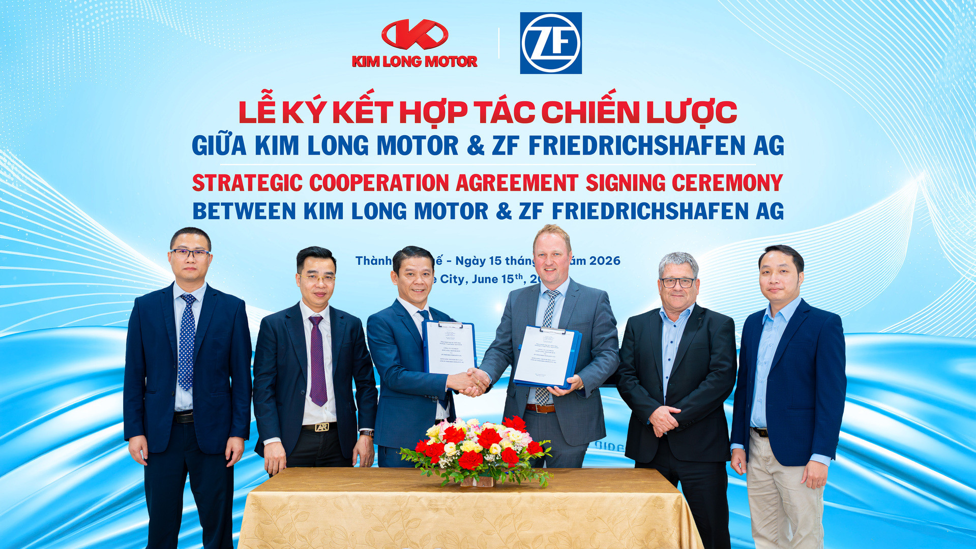 Kim Long Motor hợp tác doanh nghiệp Đức đưa ô tô Việt ra toàn cầu