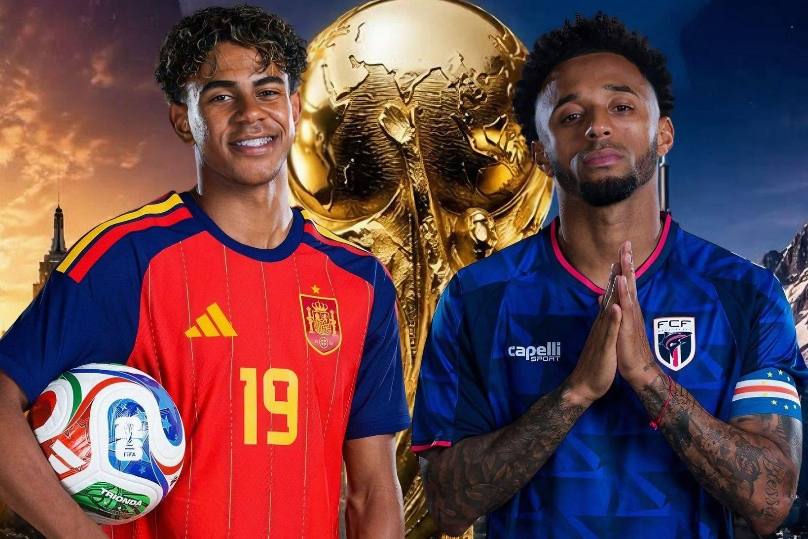 Trực tiếp bóng đá Tây Ban Nha vs Cape Verde: Yamal dự bị
