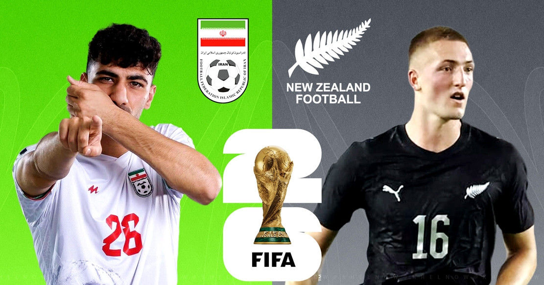 Link xem trực tiếp bóng đá Iran vs New Zealand, 8h ngày 16/6
