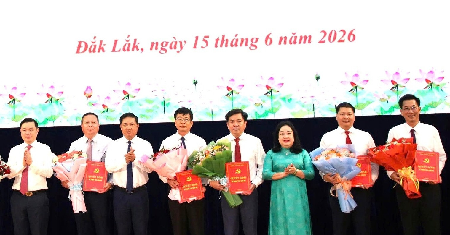 Đắk Lắk điều động, bổ nhiệm nhiều cán bộ chủ chốt