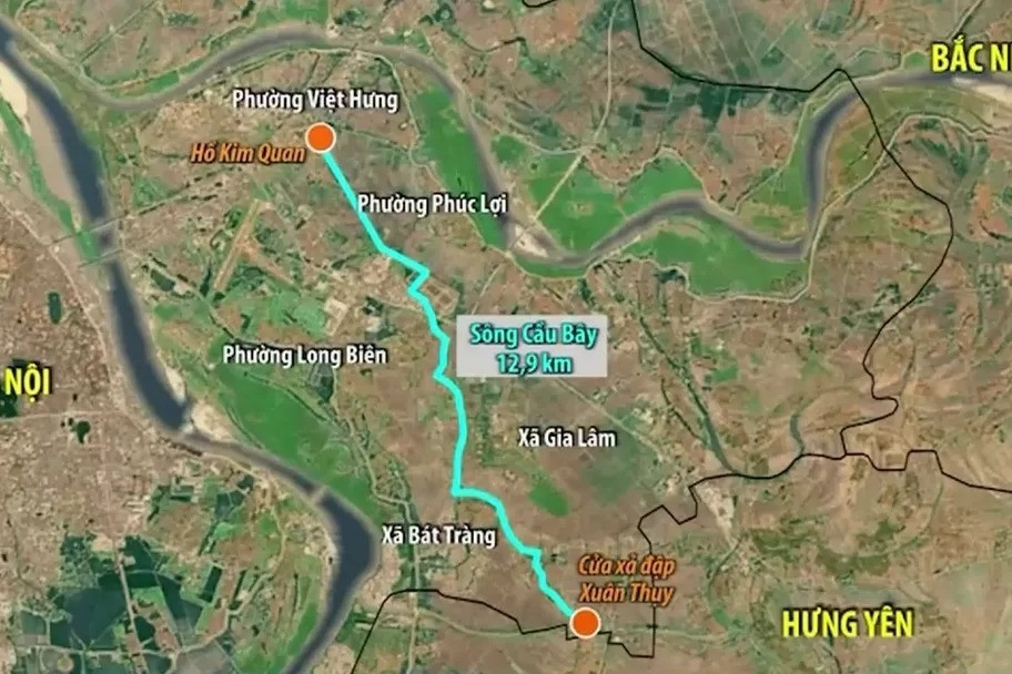 Hà Nội dùng 24ha đất thanh toán cho nhà đầu tư xử lý ô nhiễm sông Cầu Bây
