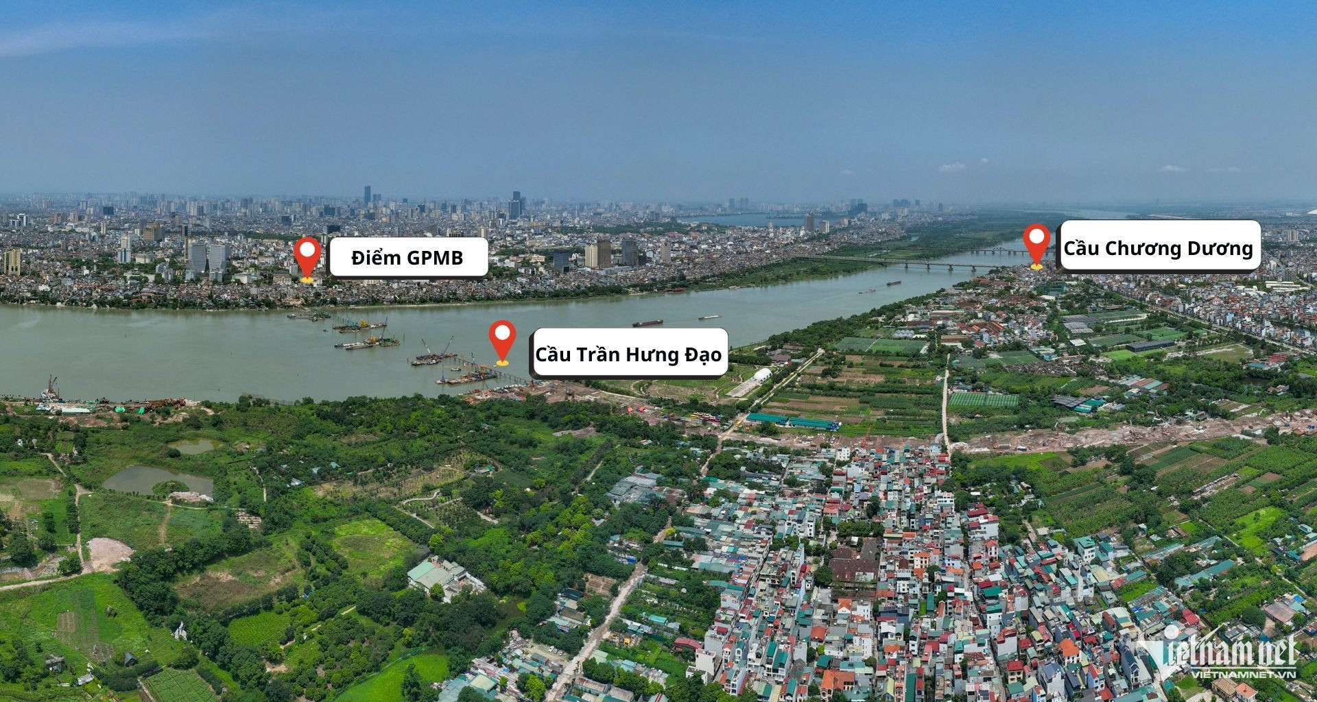 Hà Nội sắp thu hồi gần 25ha đất ở phường Bồ Đề làm cầu, đường và nhà ở xã hội