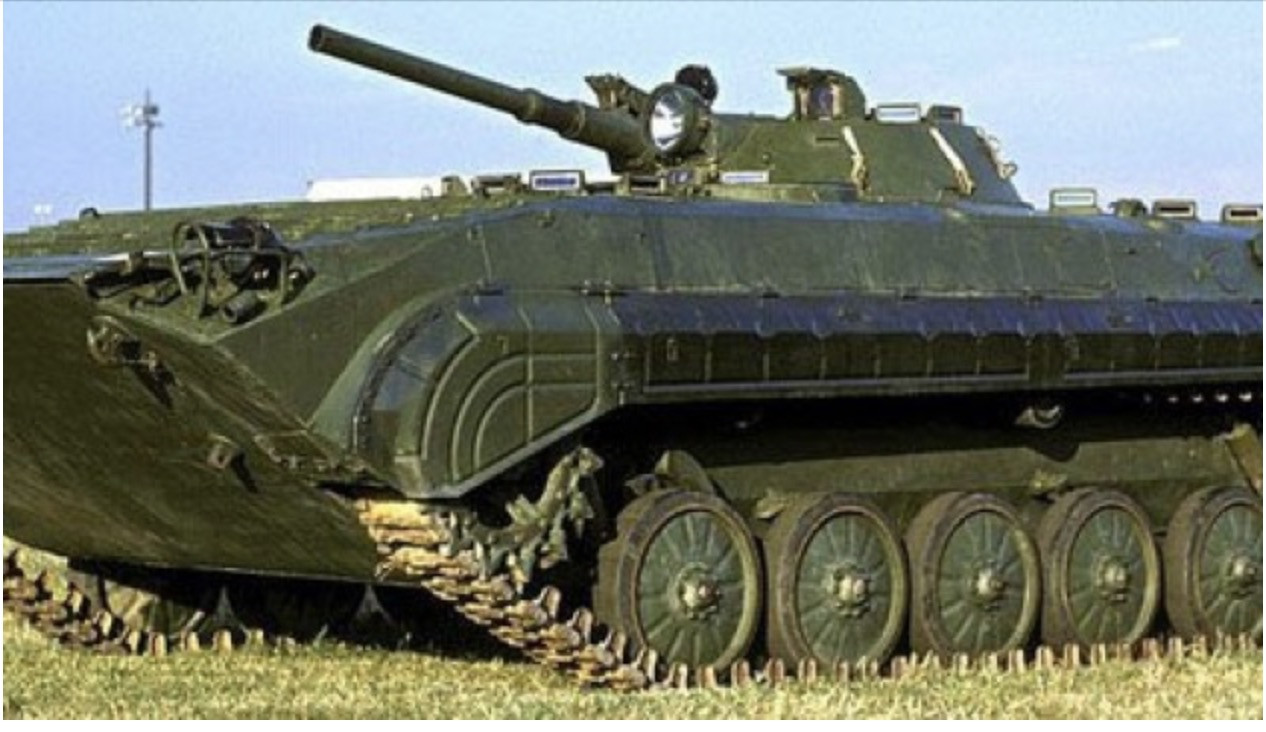 Slovakia tặng xe chiến đấu bộ binh BMP-1 cho Ukraine. Ảnh: Ukinform