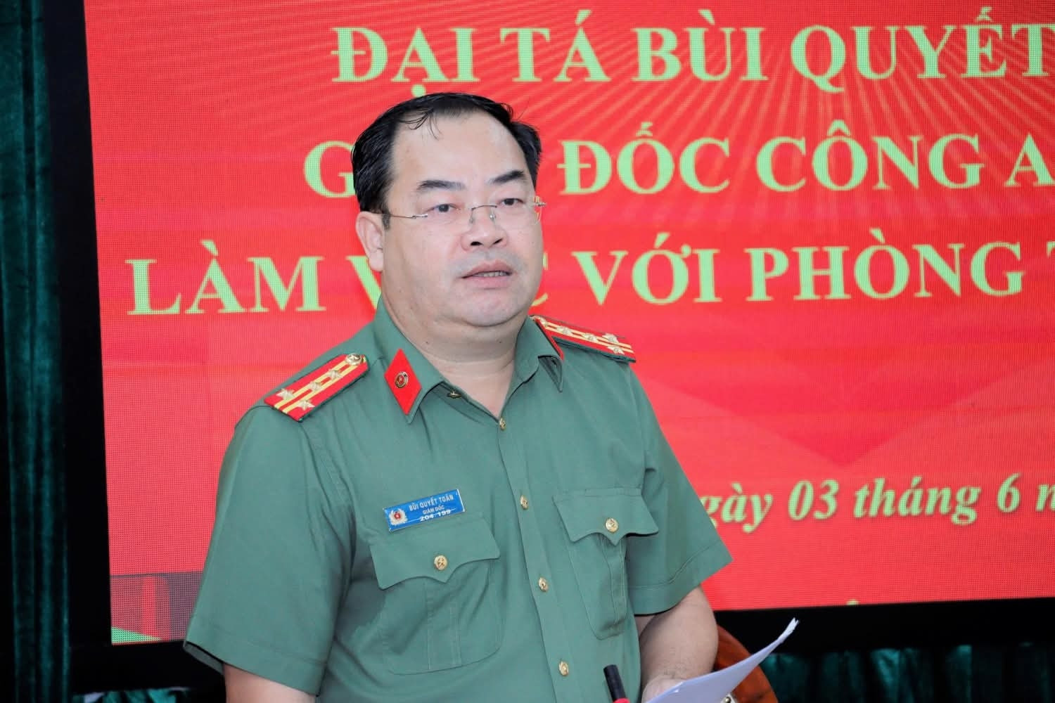 Đại tá Bùi Quyết Toán nhận thêm nhiệm vụ mới