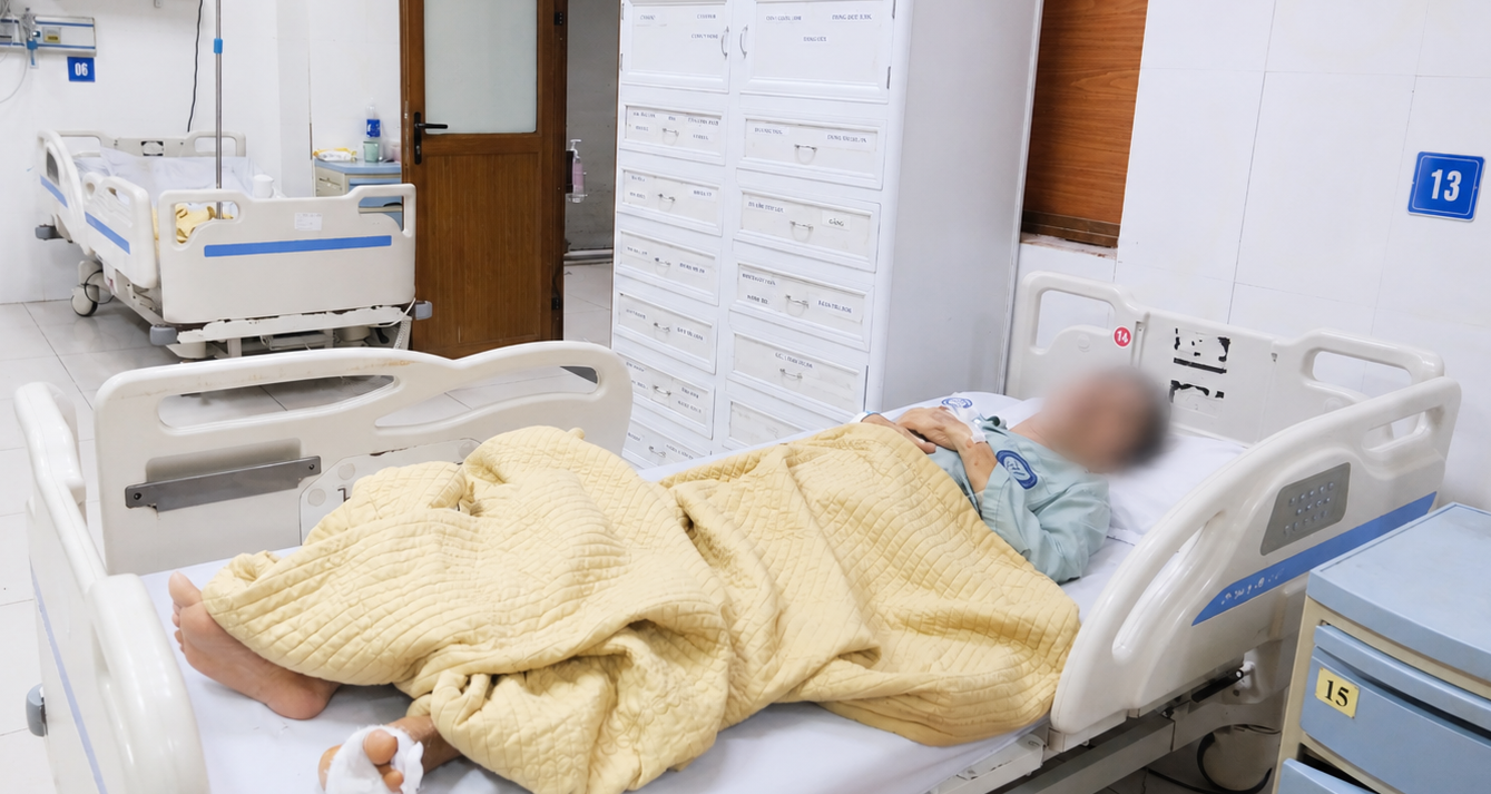 Người đàn ông Hải Phòng bất ngờ ngừng tim, nguy kịch từ vết loét bàn chân