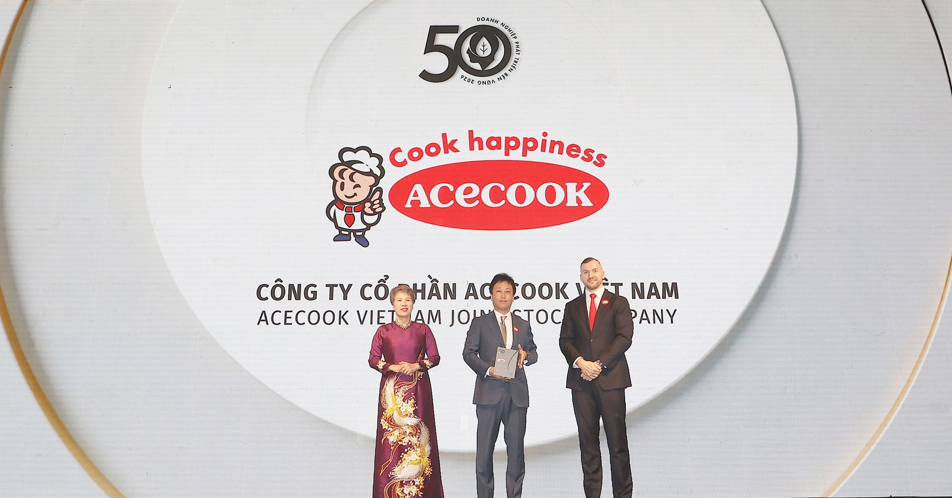 Acecook vào Top 50 Doanh nghiệp Phát triển bền vững tiêu biểu Việt Nam 2026