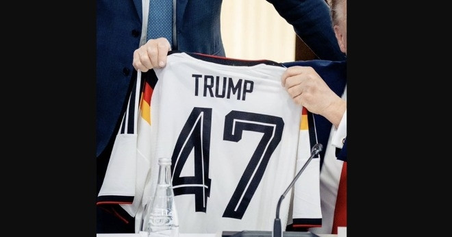Chiến lược phía sau món quà sinh nhật muộn Thủ tướng Đức tặng ông Trump