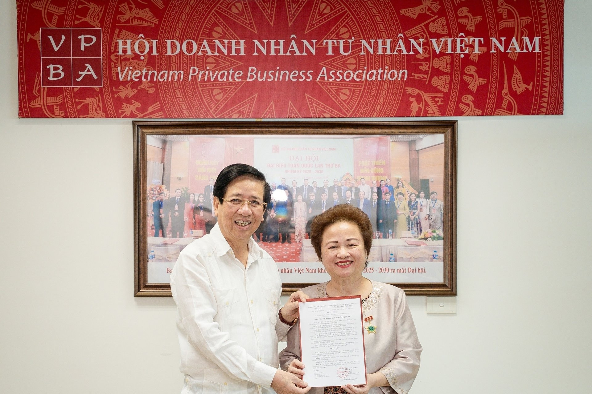 Chủ tịch BRG được giao giữ chức Quyền Chủ tịch Hội Doanh nhân Tư nhân Việt Nam