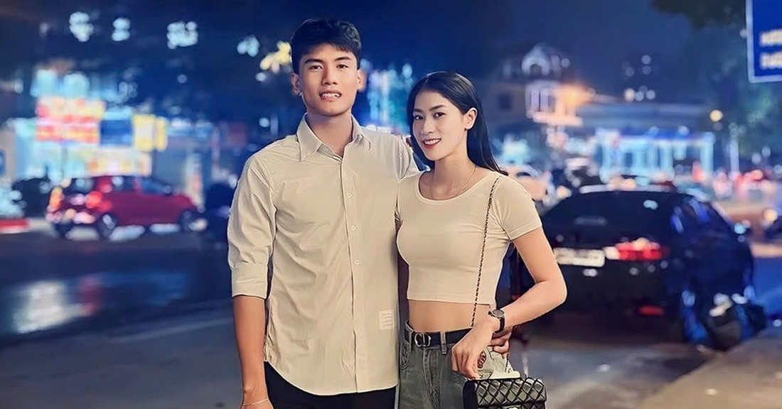 Hoa khôi bóng chuyền Kiều Trinh hạnh phúc bên bạn trai cao 1m92