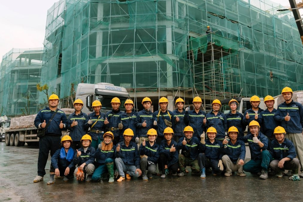 Ngày càng nhiều lao động phổ thông chọn nghề công nhân xây dựng