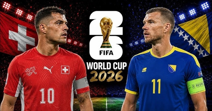 Link xem trực tiếp bóng đá Thuỵ Sĩ vs Bosnia &amp;amp; Herzegovina, 02h ngày 19/6