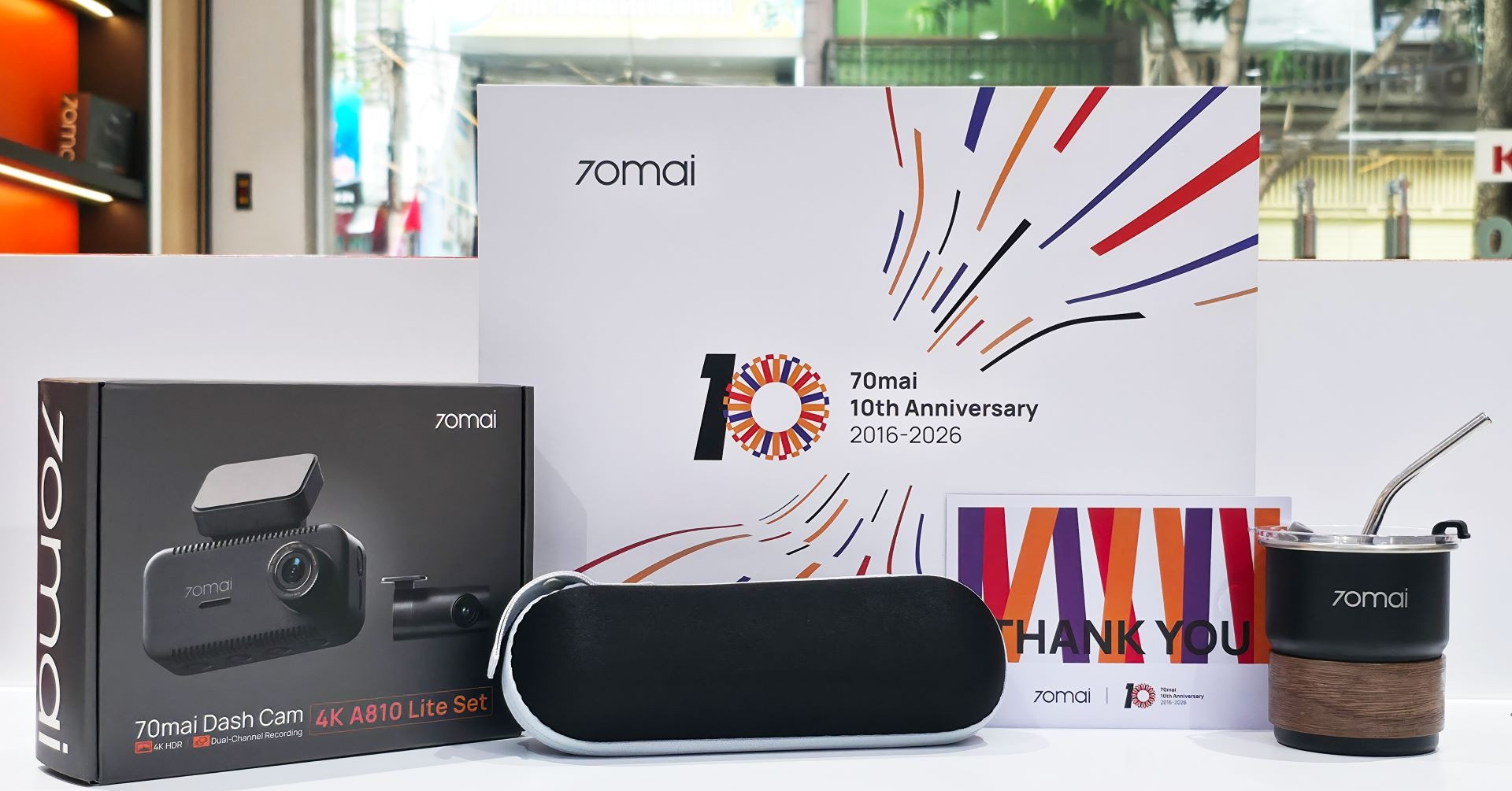 70mai ra mắt camera thế hệ mới A810 Lite dịp kỷ niệm 10 năm thành lập