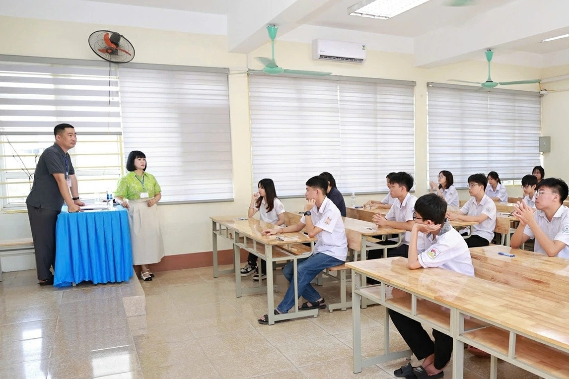 Điểm chuẩn thi lớp 10 ở Thái Nguyên cao nhất 25 điểm
