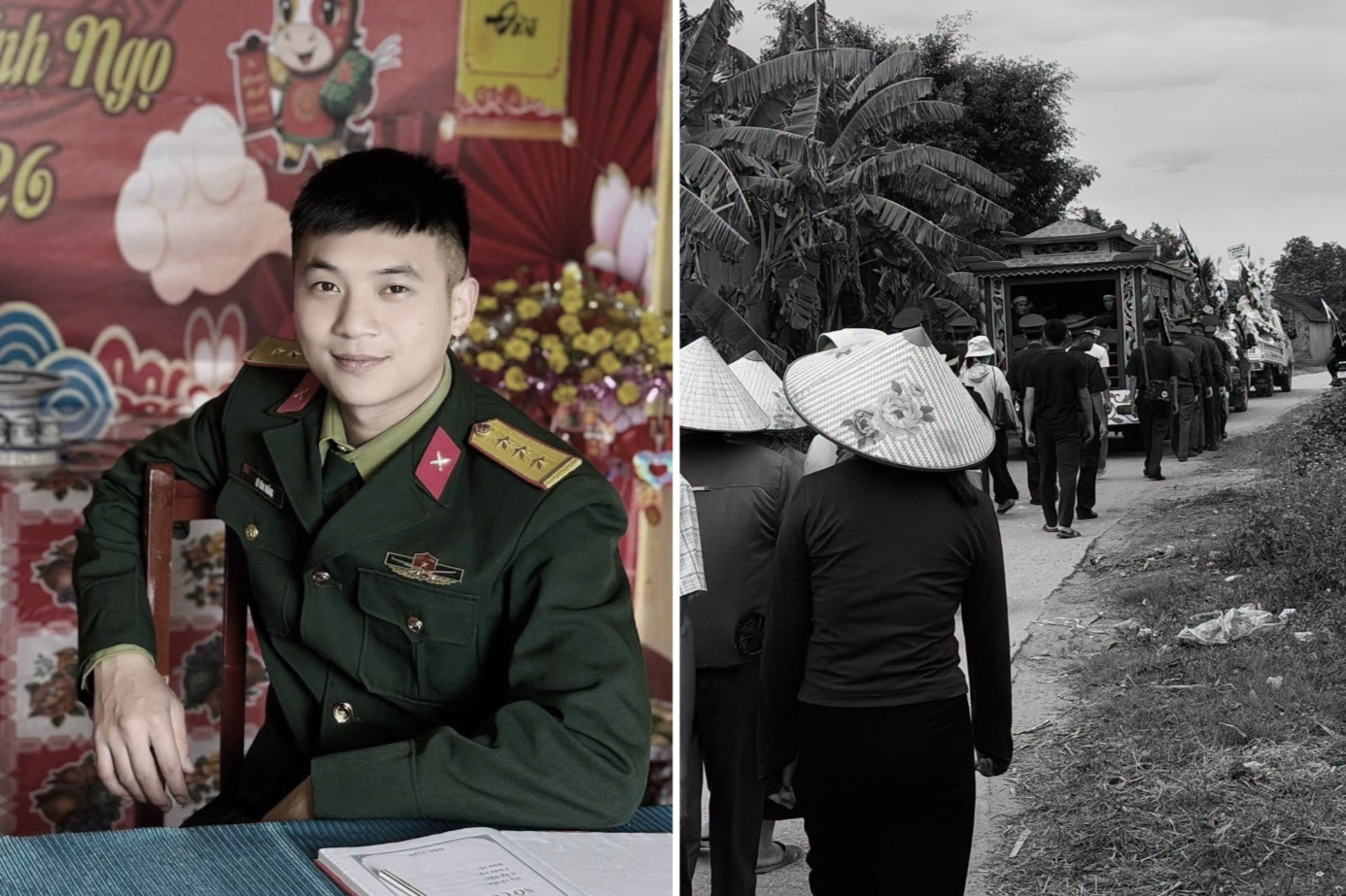 Ca sĩ Hòa Minzy về quê tiễn biệt và lời nhắn xúc động gửi Thượng úy Lê Văn Thắng